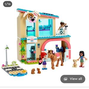 LEGO Friends Animal Care Center Playset - Pink, Blue, Green